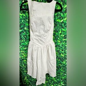 NEW Wild Fable White backless mini dress with tie - Size M